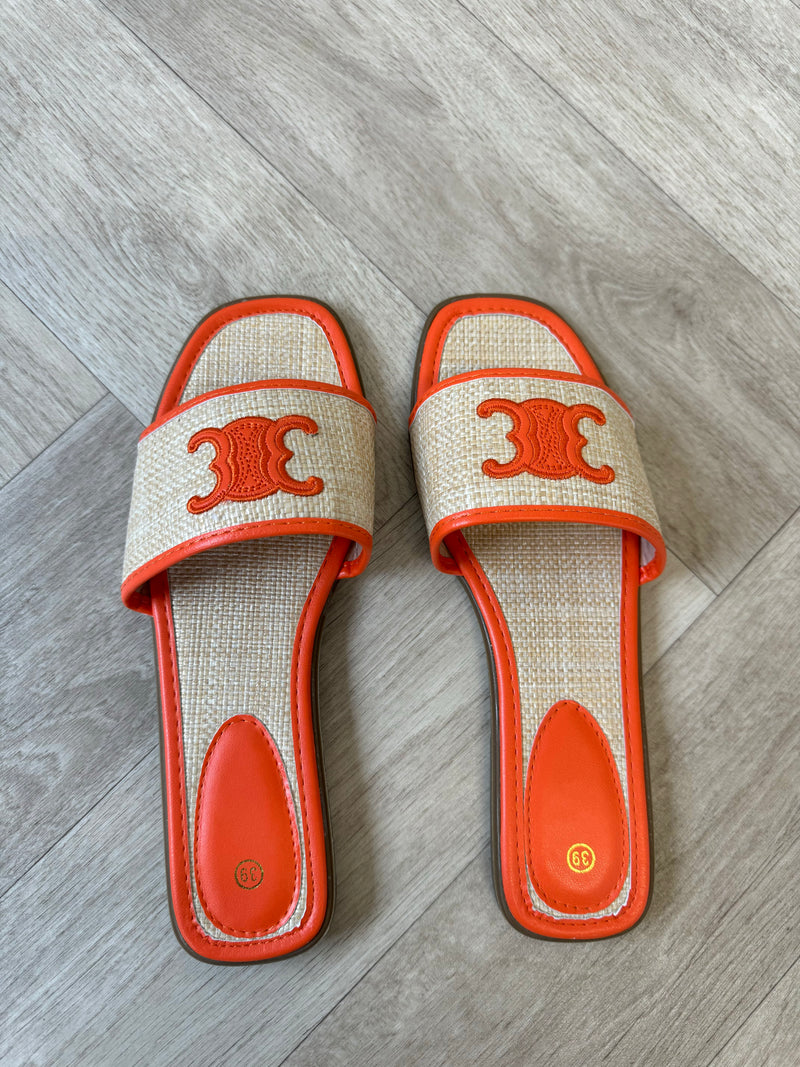 Inspired CC Sandals - Orange