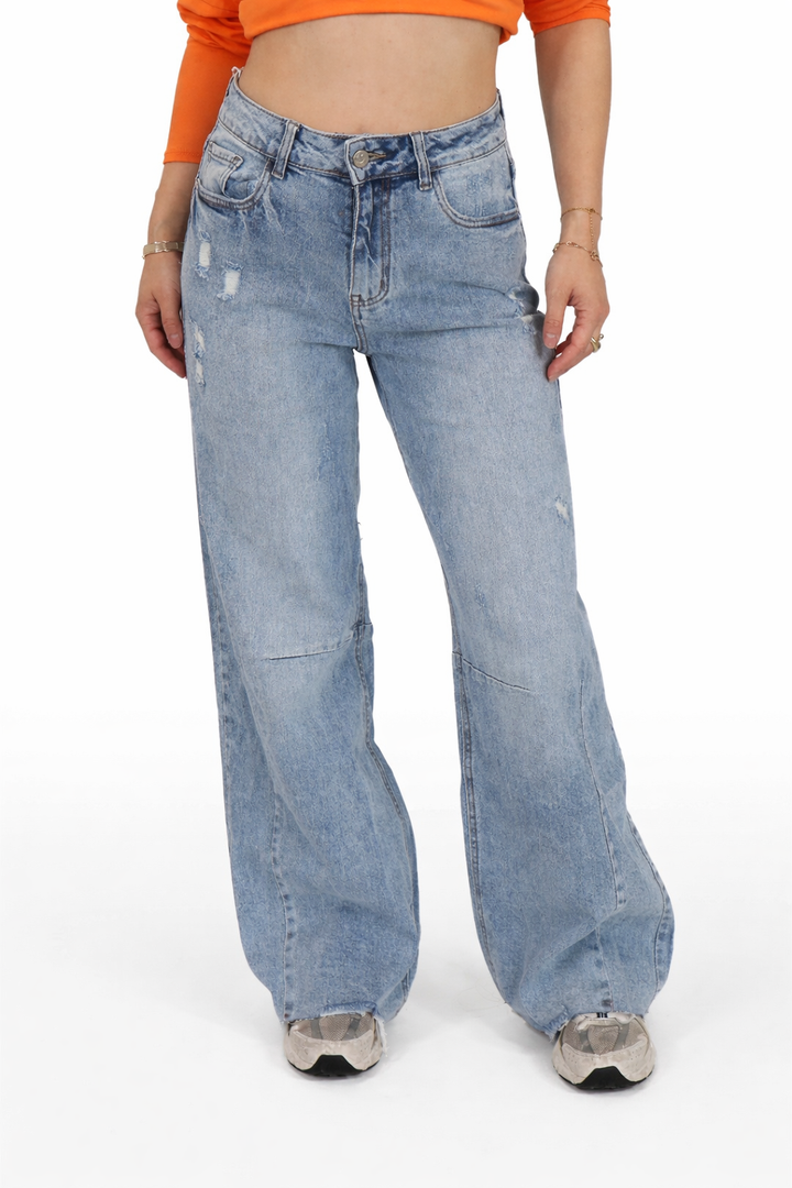 Lena Wide Leg Jeans - Stretch