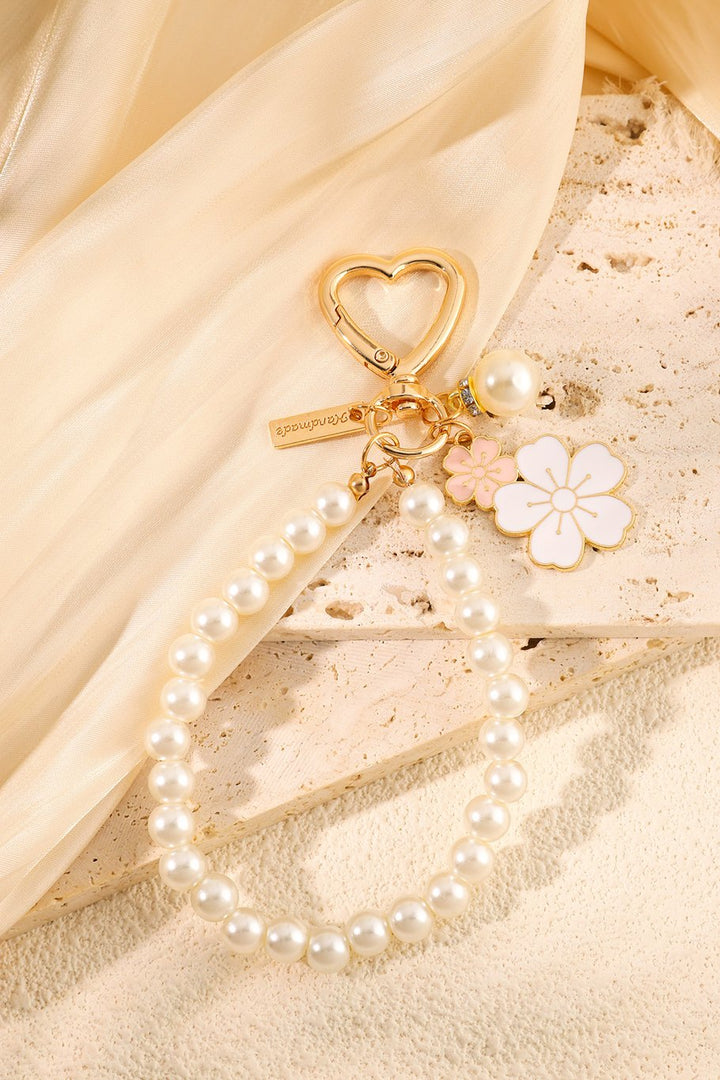 Flower Pearl Phone Cord