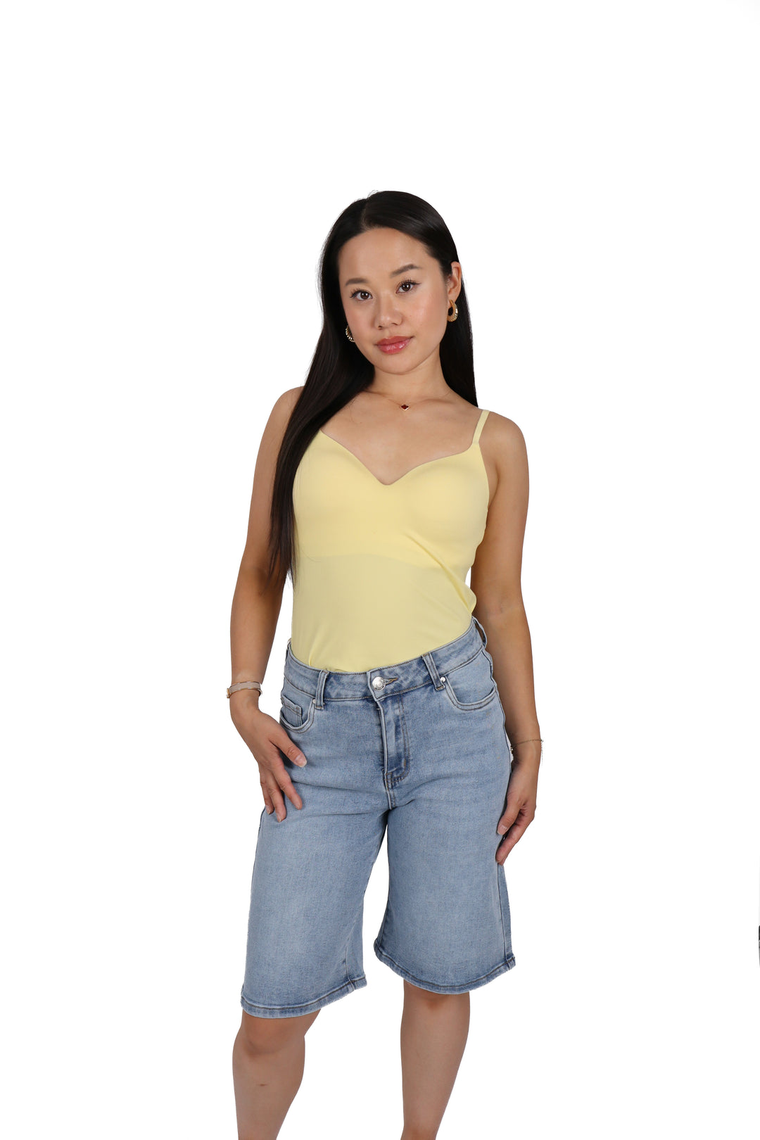 Emily Bermuda Plus Size Shorts - Stretch