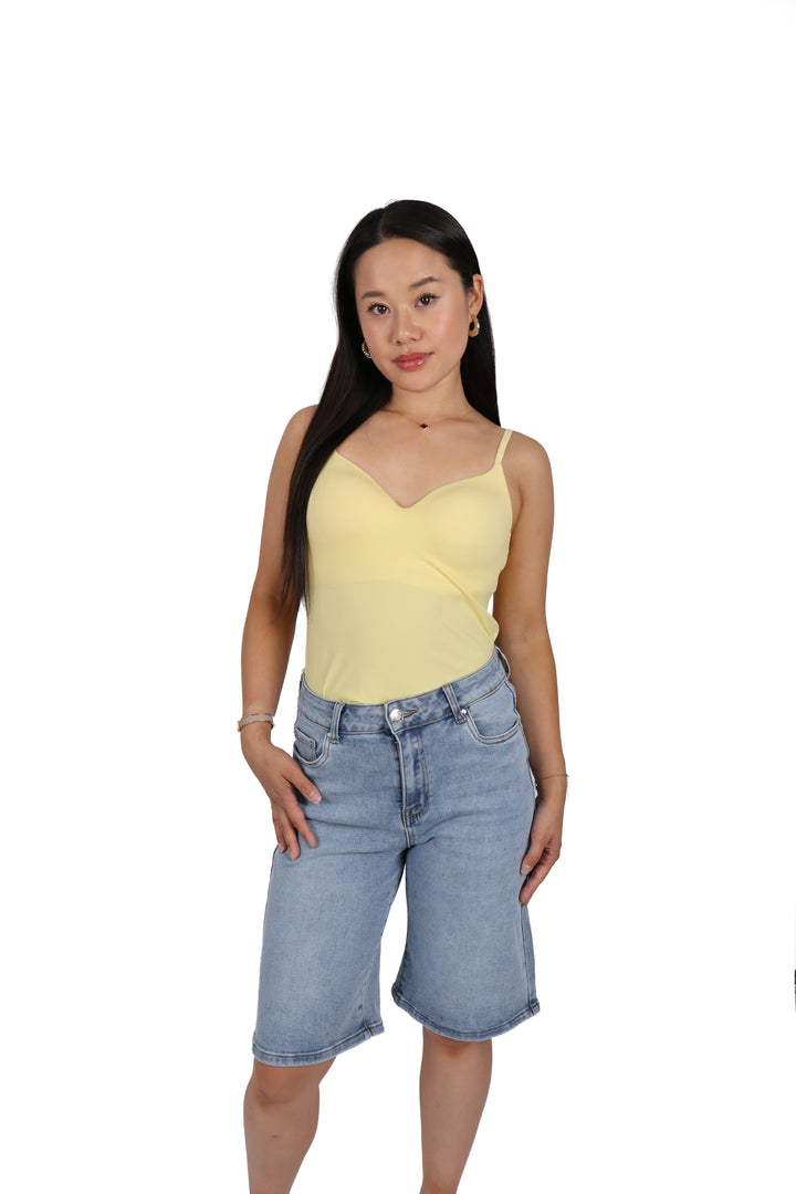 Emily Bermuda Plus Size Shorts - Stretch