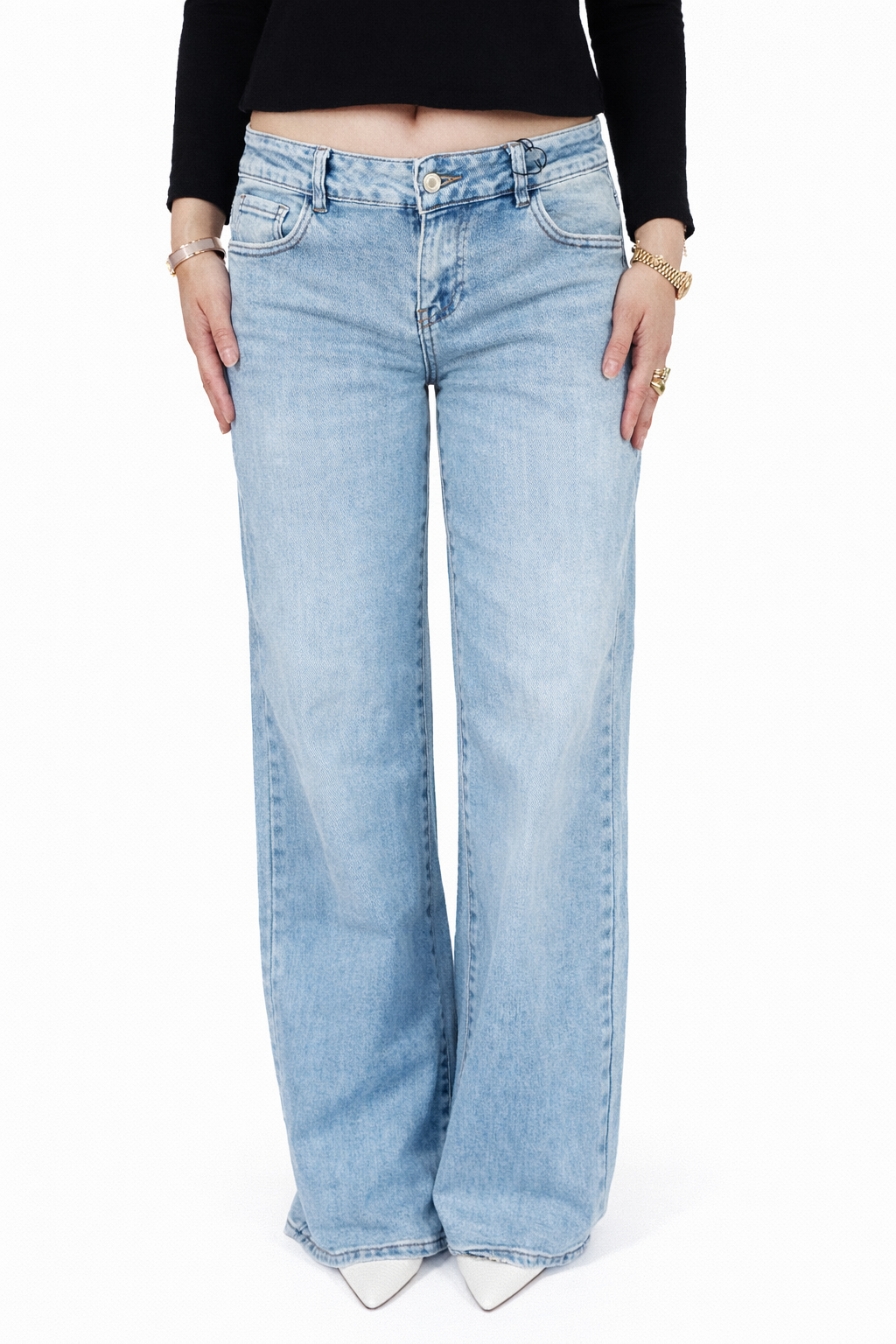 Baggy Low Waist Jeans - Stretch