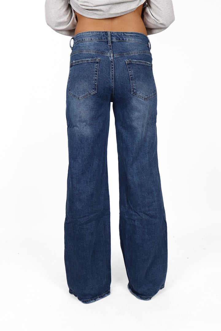 Soof Midwaist TALL Wide Leg Jeans - Non Stretch