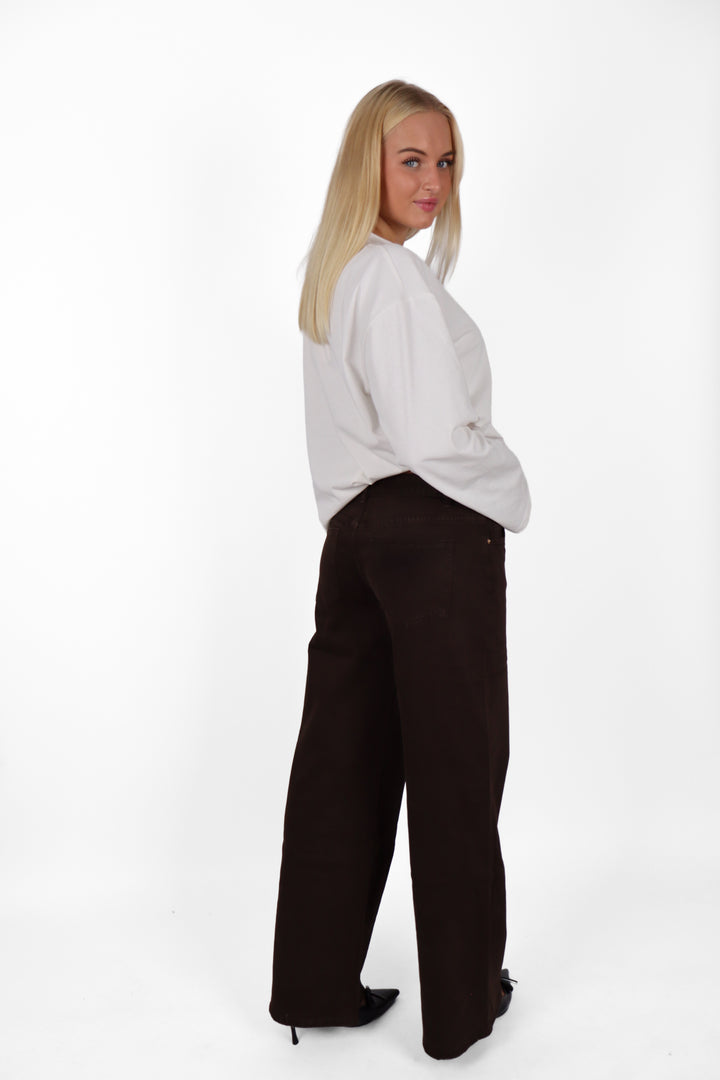 206 Mocha Low Waist Jeans - Light Stretch