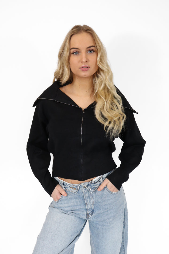 Faye Zipper Knit