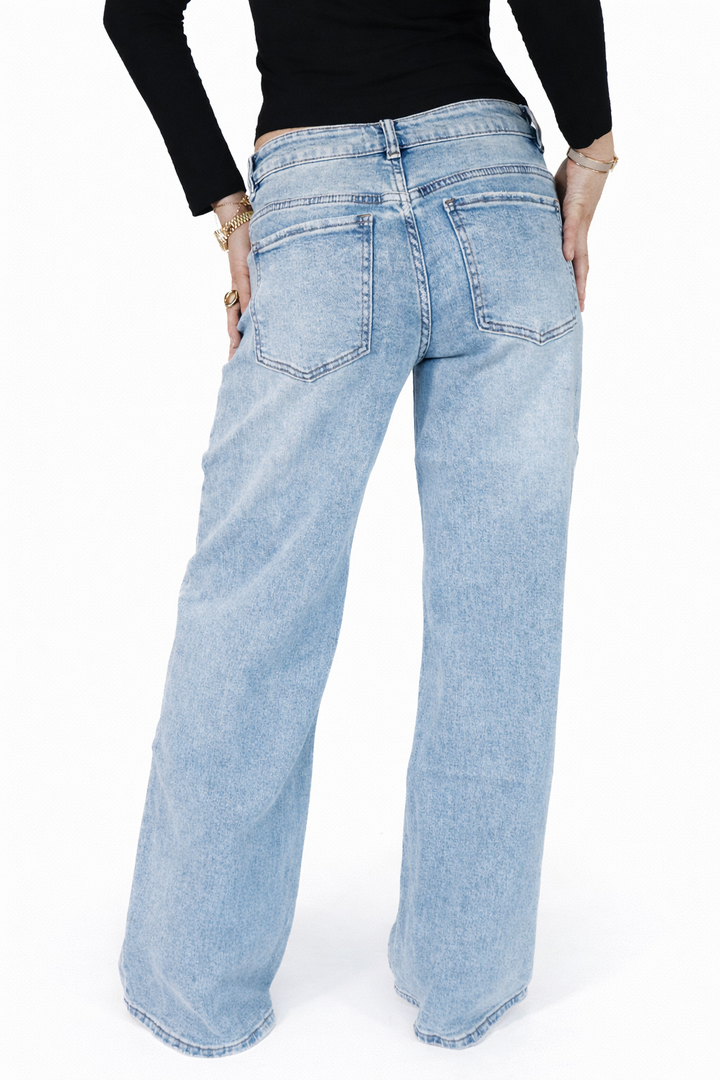 Baggy Low Waist Jeans - Stretch