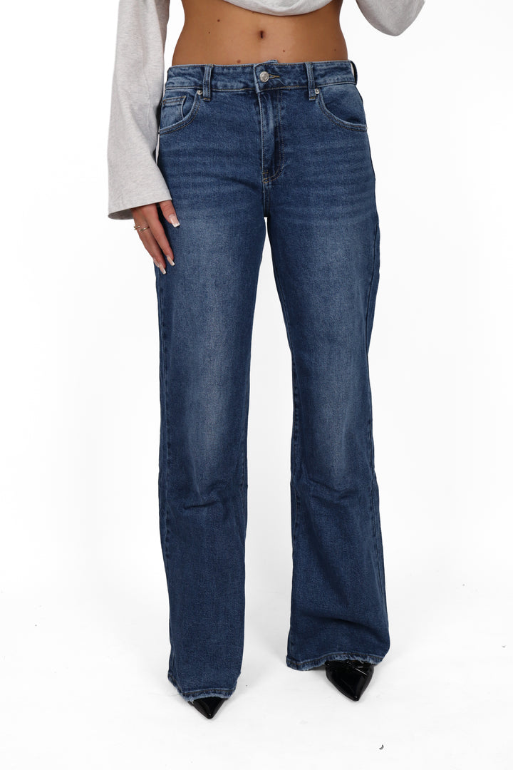 Soof Midwaist TALL Wide Leg Jeans - Non Stretch