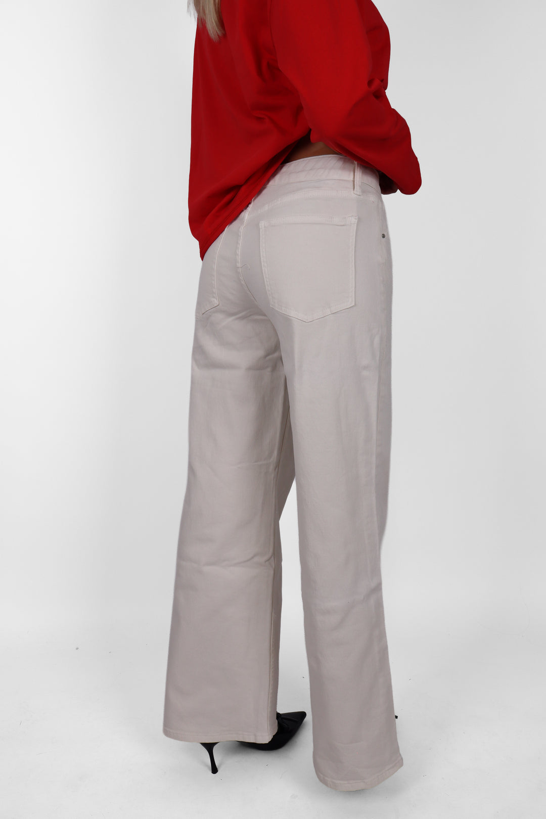 Kaya Midwaist Wide Leg Jeans - Stretch