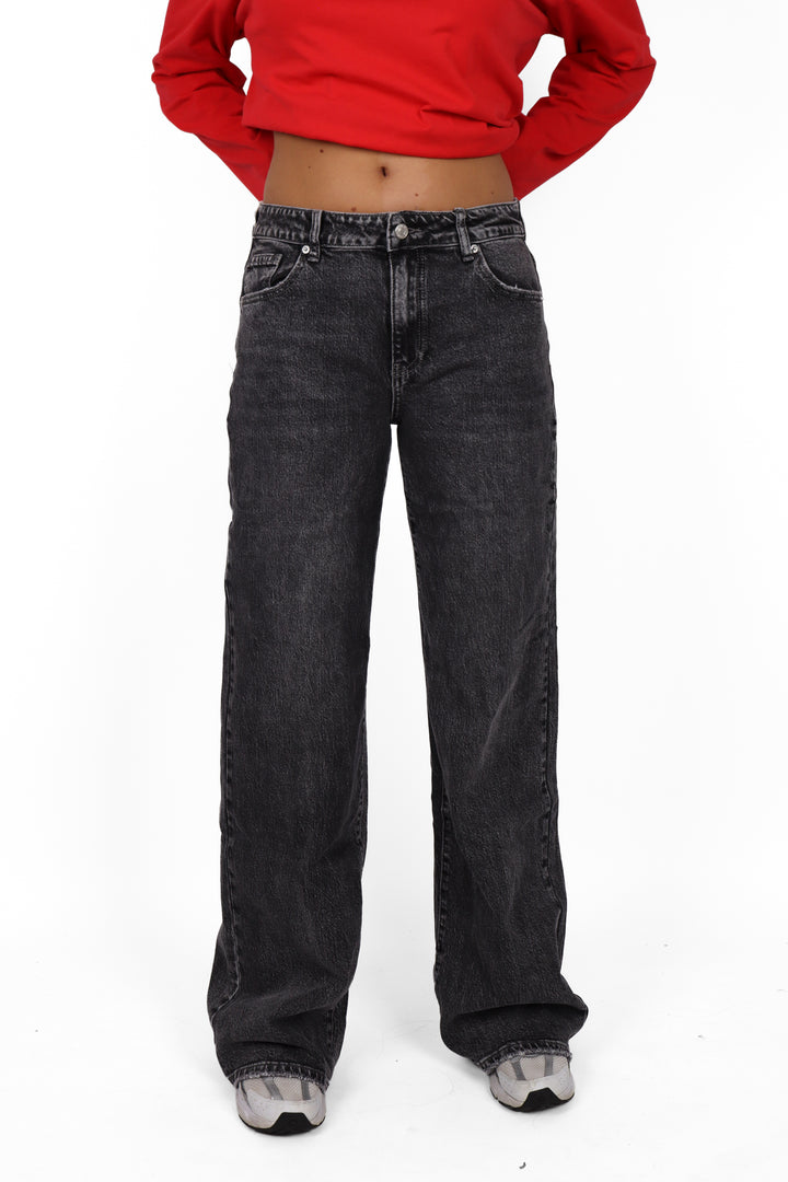 After Dark Midwaist TALL Wide Leg Jeans - Non Stretch