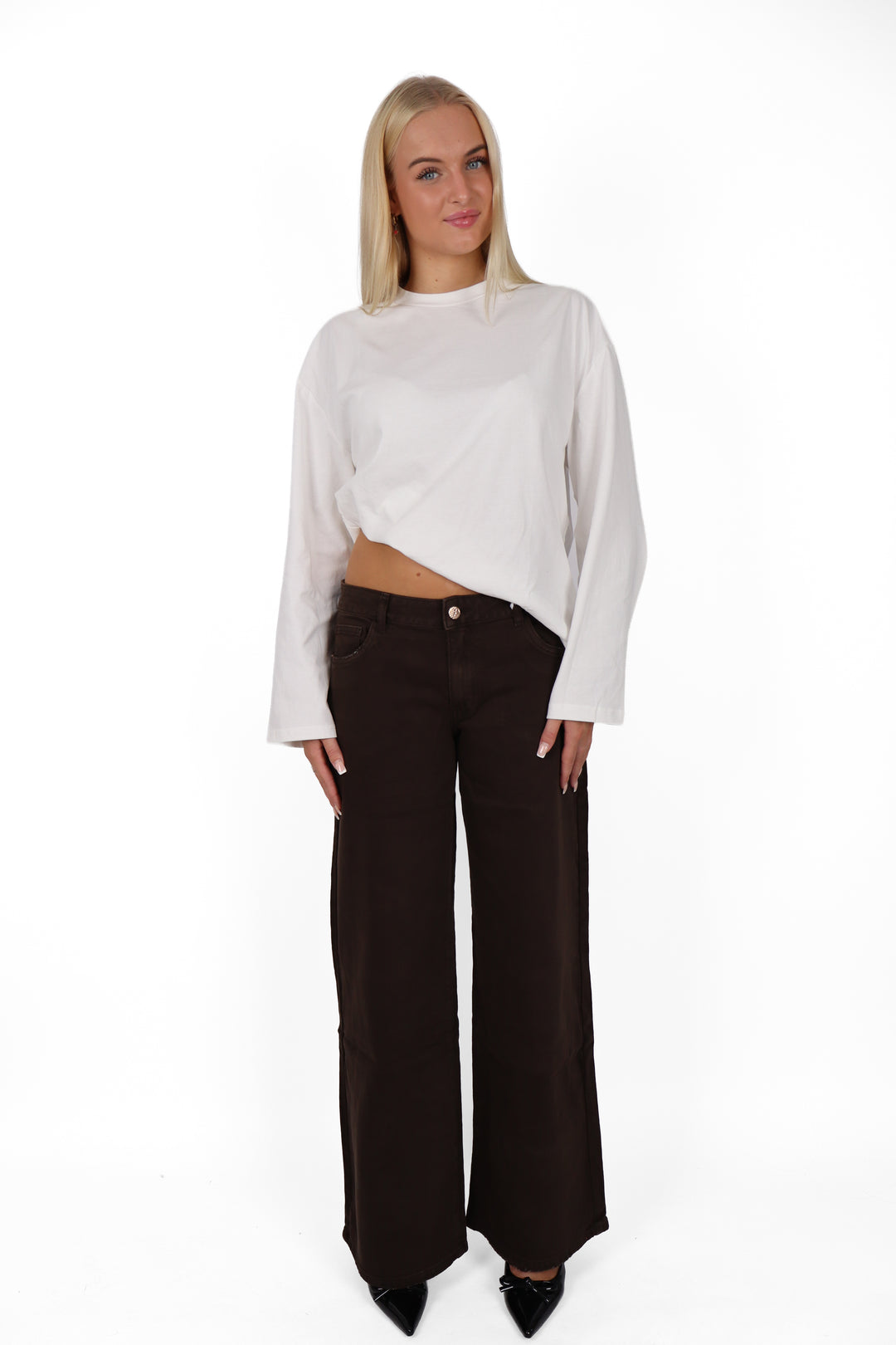 206 Mocha Low Waist Jeans - Light Stretch