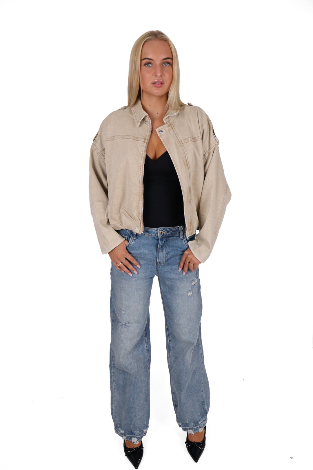 The Sandstone Denim Jacket