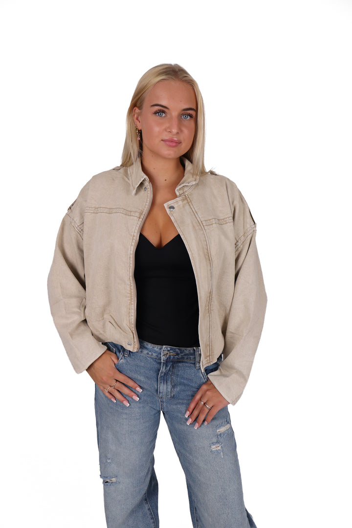 The Sandstone Denim Jacket