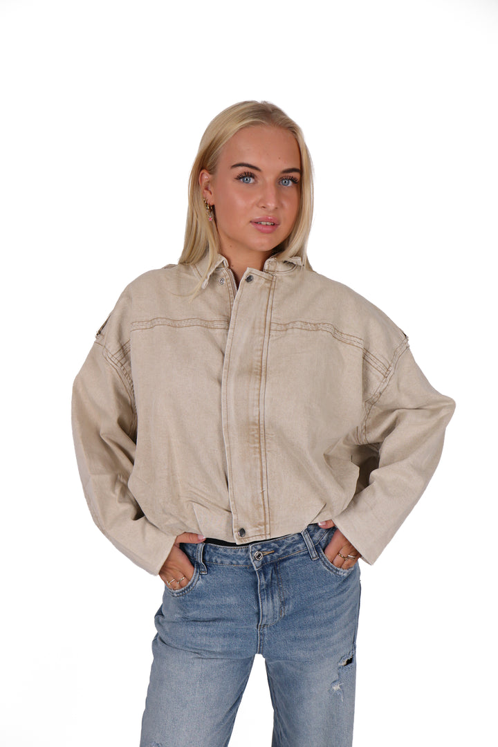 The Sandstone Denim Jacket