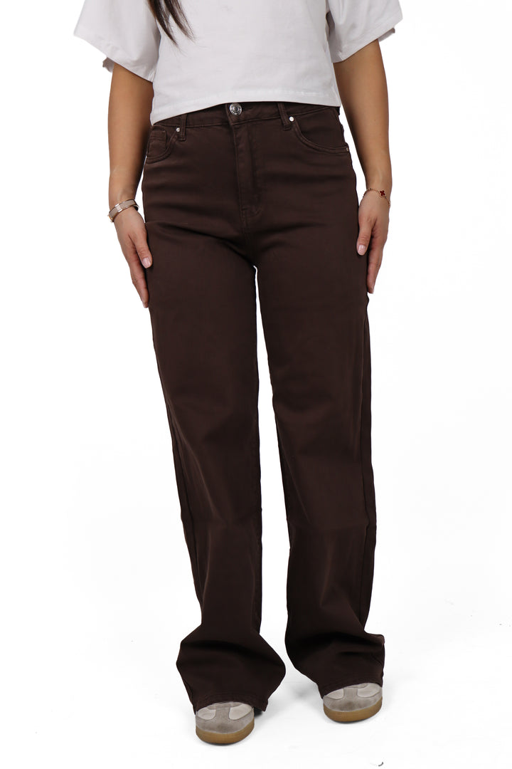 Lola Plus Size Wide Leg Jeans - Stretch