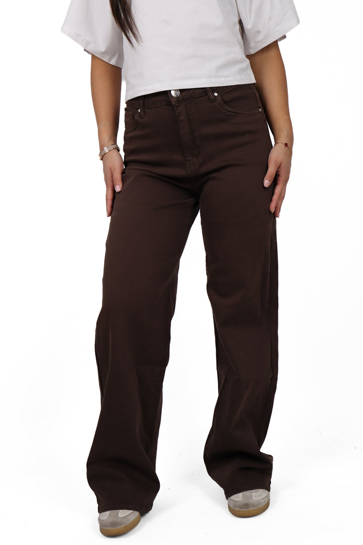 Lola Plus Size Wide Leg Jeans - Stretch