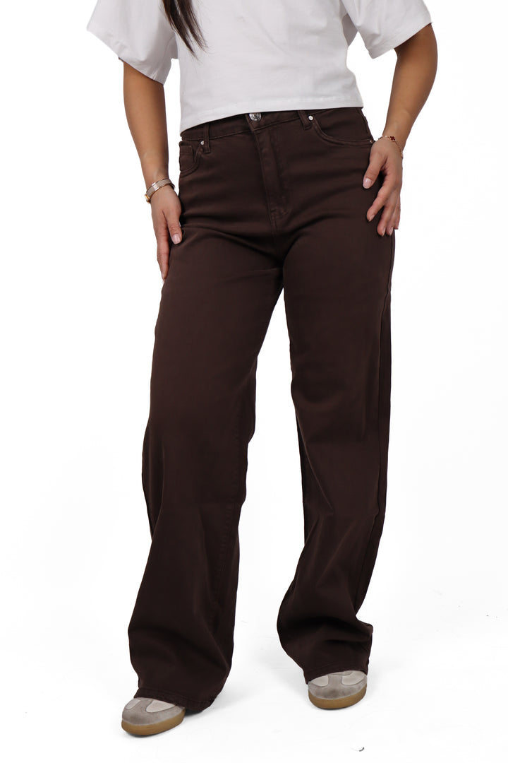 Lola Plus Size Wide Leg Jeans - Stretch