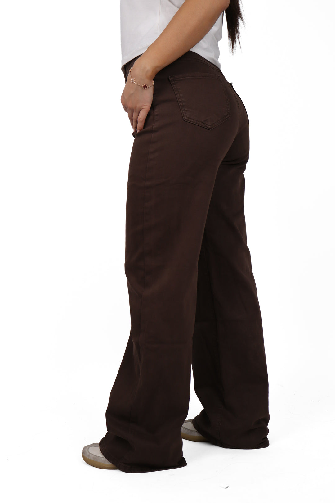 Lola Plus Size Wide Leg Jeans - Stretch