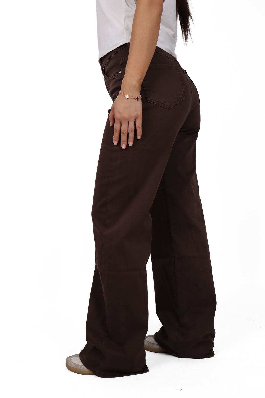 Lola Plus Size Wide Leg Jeans - Stretch