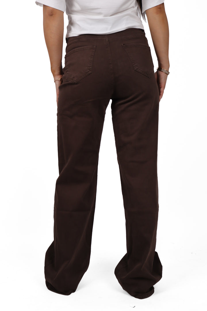 Lola Plus Size Wide Leg Jeans - Stretch