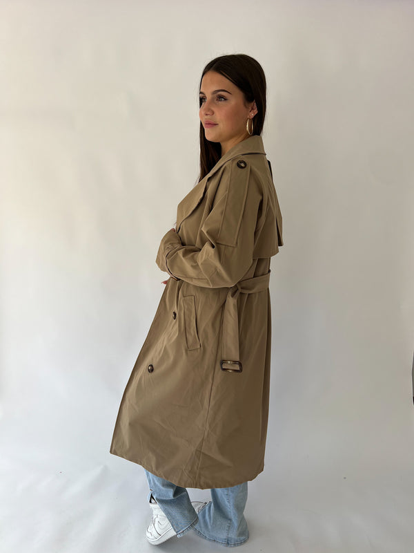 Trench Coat Long - Camel