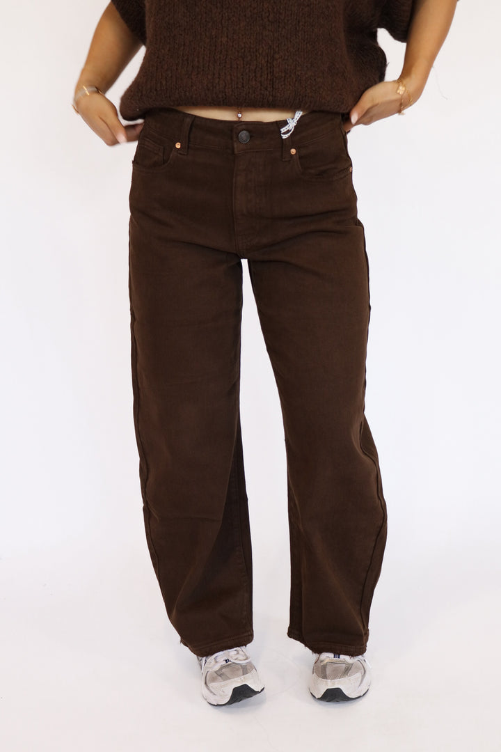 Maya Petite Balloon Fit Jeans - Stretch