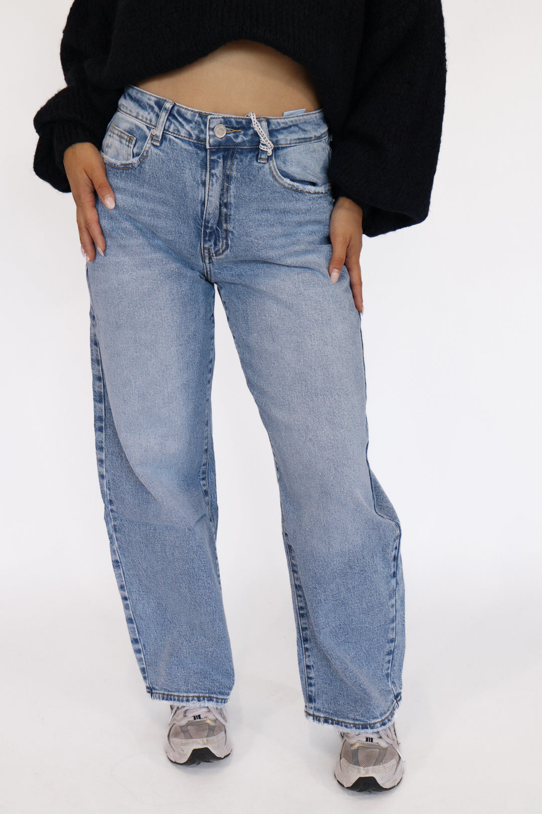 Milo Petite Balloon Fit Jeans - Stretch