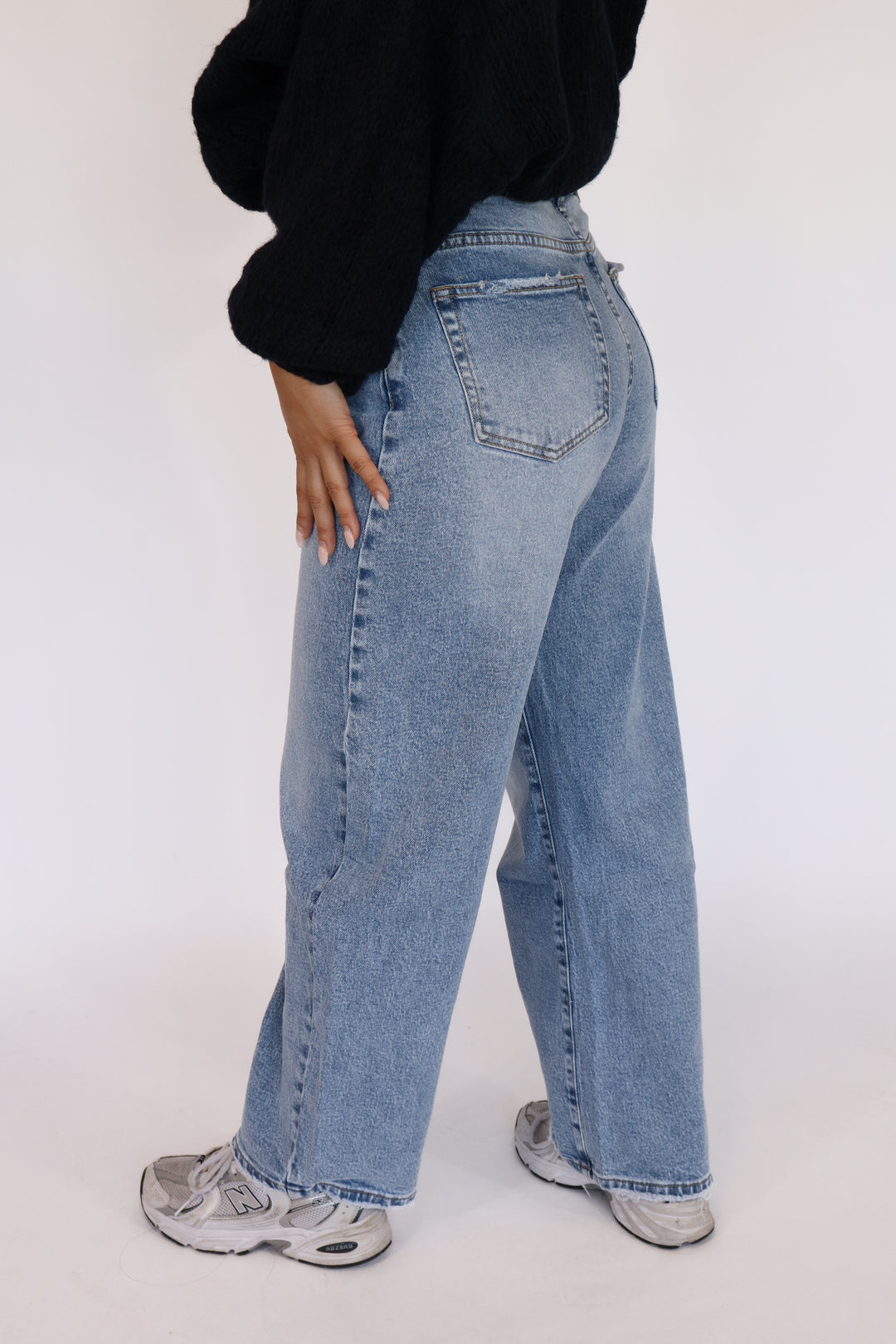 Milo Petite Balloon Fit Jeans - Stretch