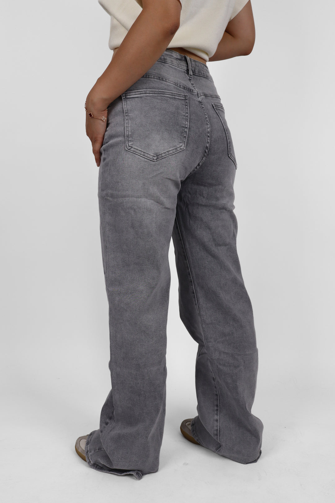 Stormy Wide Leg Plus Size Jeans - Stretch