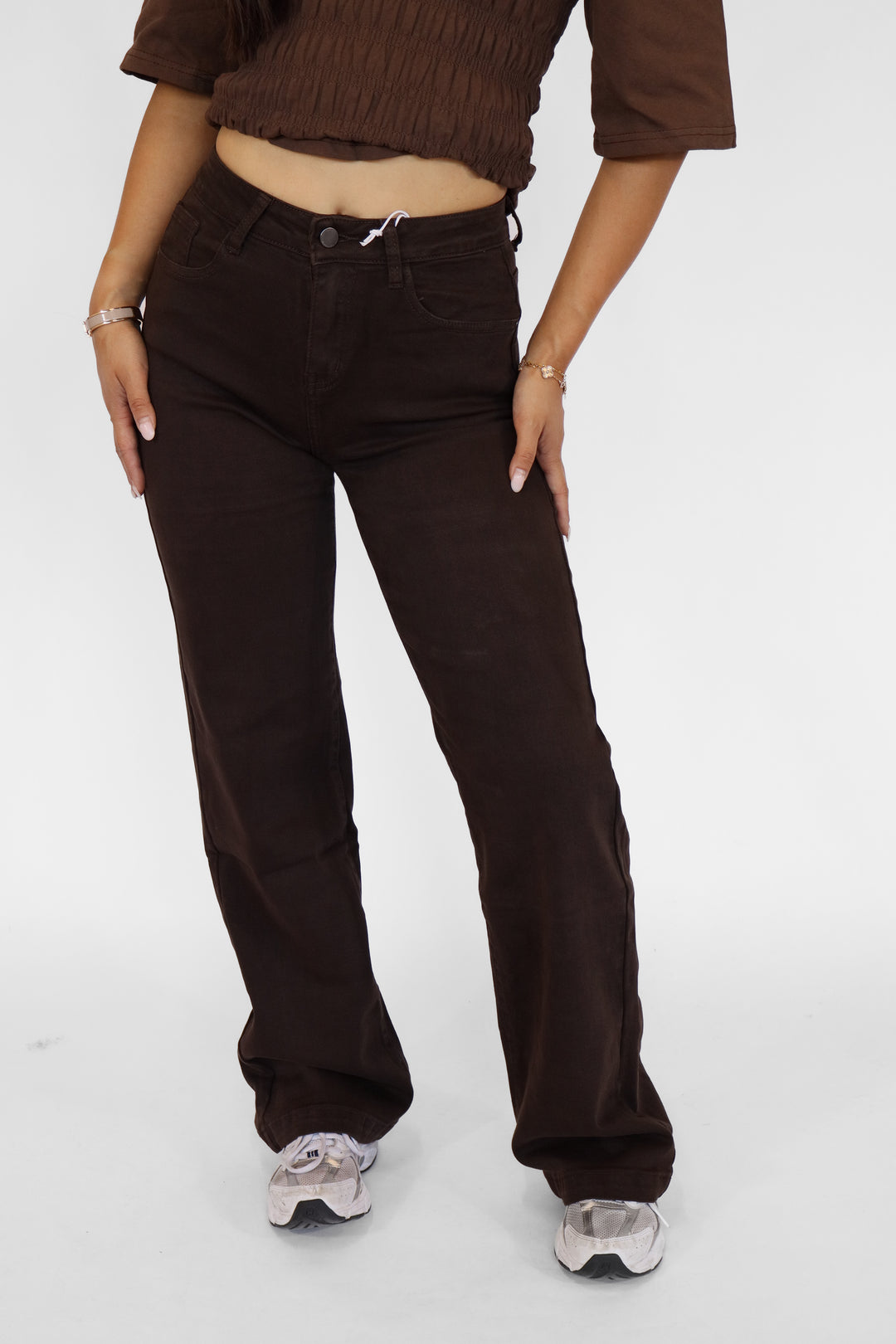 Nina Wide Leg Jeans - Stretch