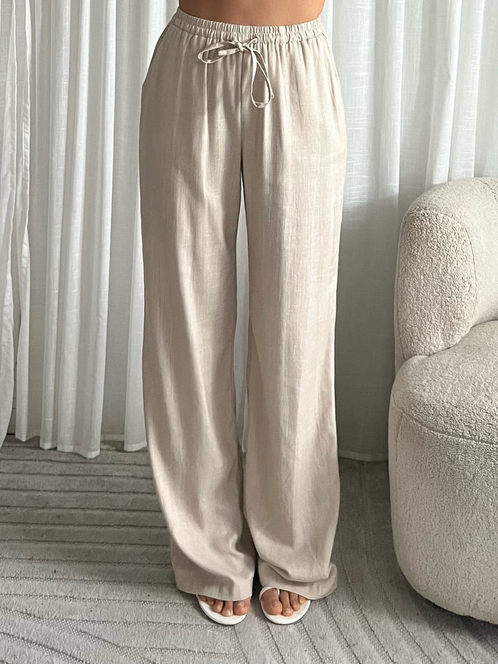 Linnen Trouser "REGULAR" - Stretch
