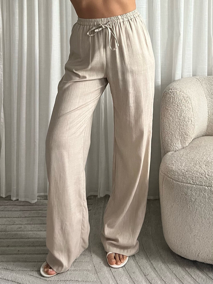 Linnen Trouser "REGULAR" - Stretch
