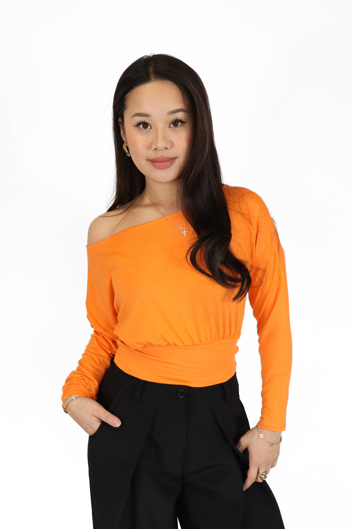 Aria Off Shoulder Top - Stretch