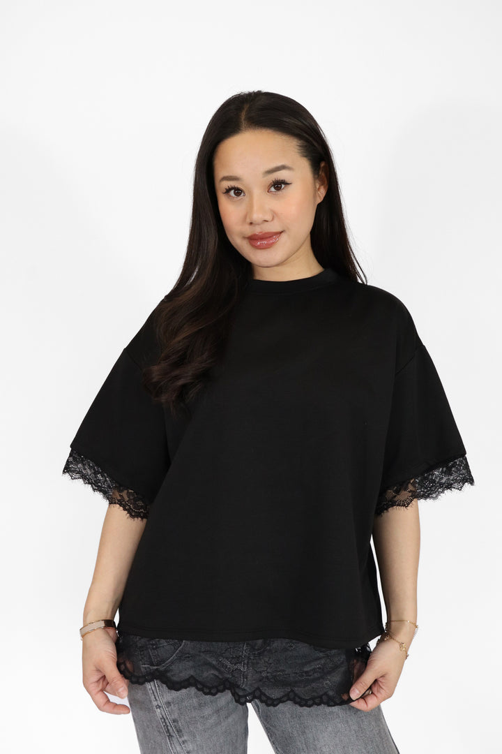 Lace Oversized Shirt