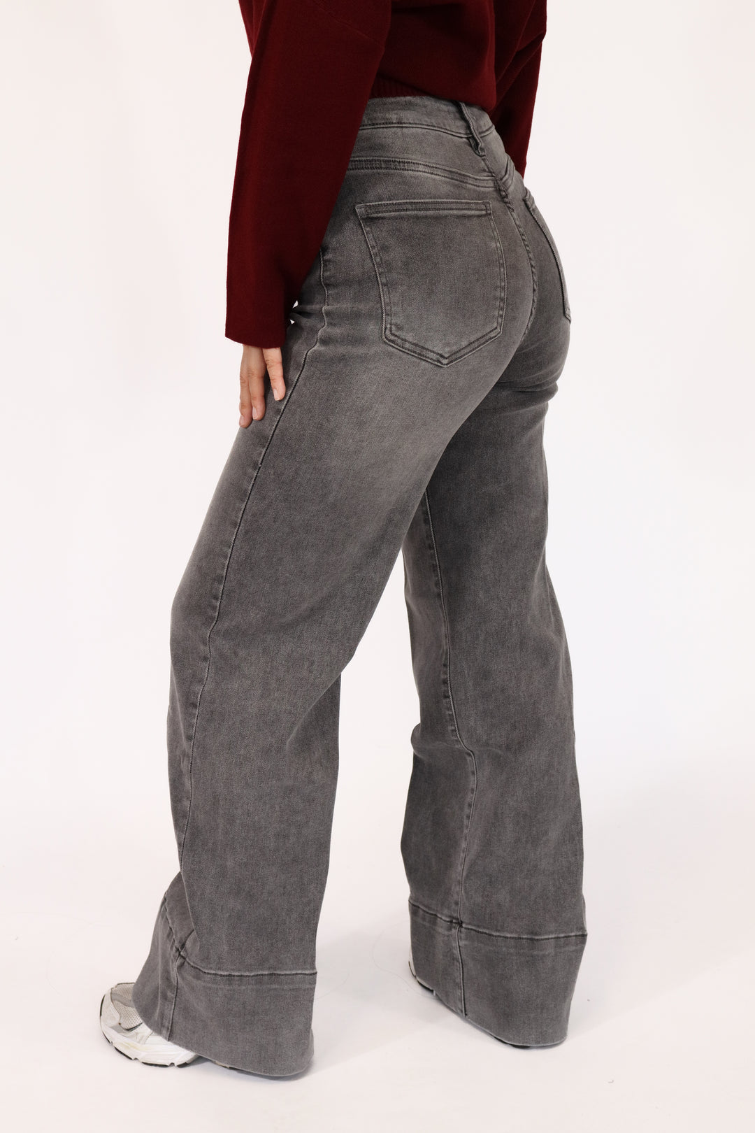 Lola Wide Leg Jeans - Stretch