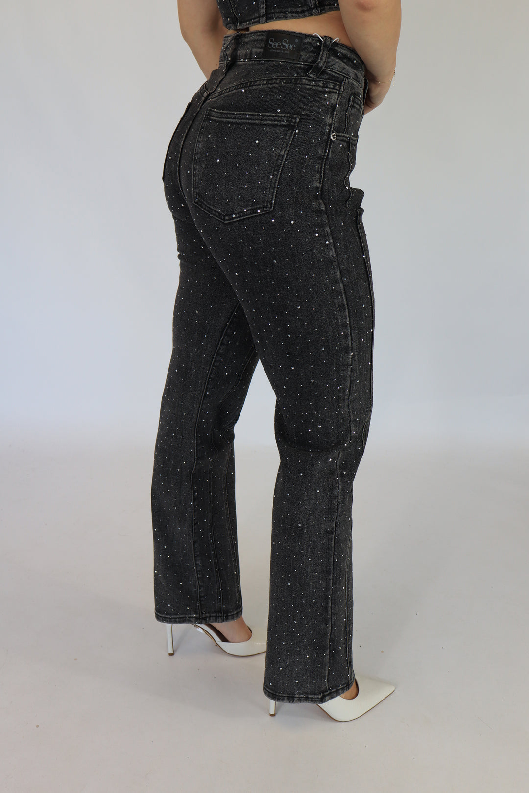 Lola Stretch Glitter Jeans