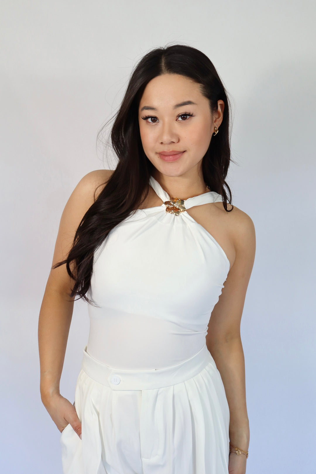 Cross Neck Top