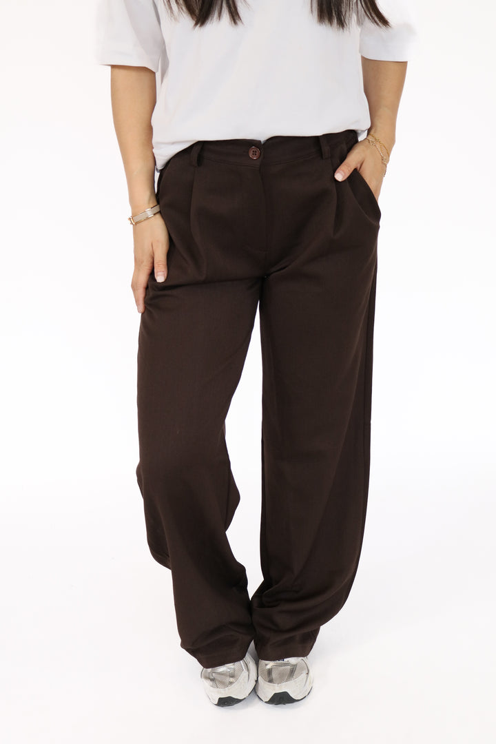 ''Regular'' Wide Leg Pantalon
