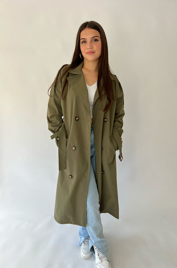 Trench Coat Long - Khaki