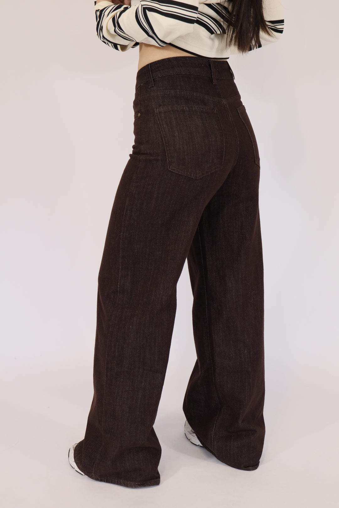 Aimy Wide Leg Jeans - Stretch