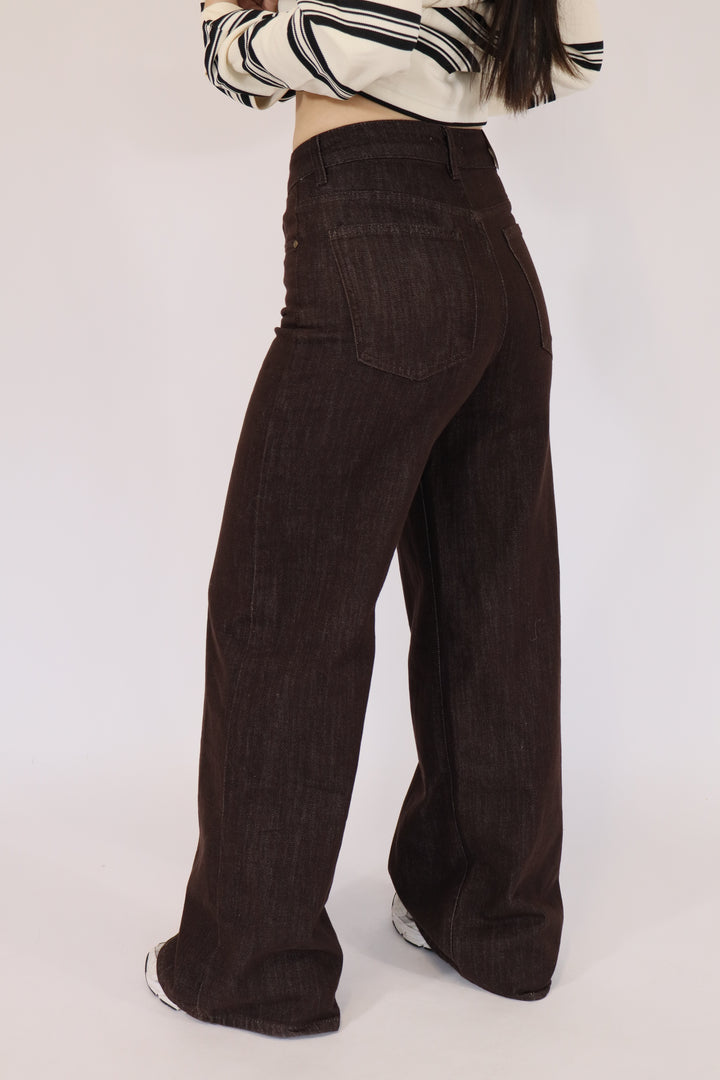 Aimy Wide Leg Jeans - Stretch