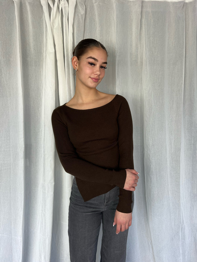 Karly Top - Brown