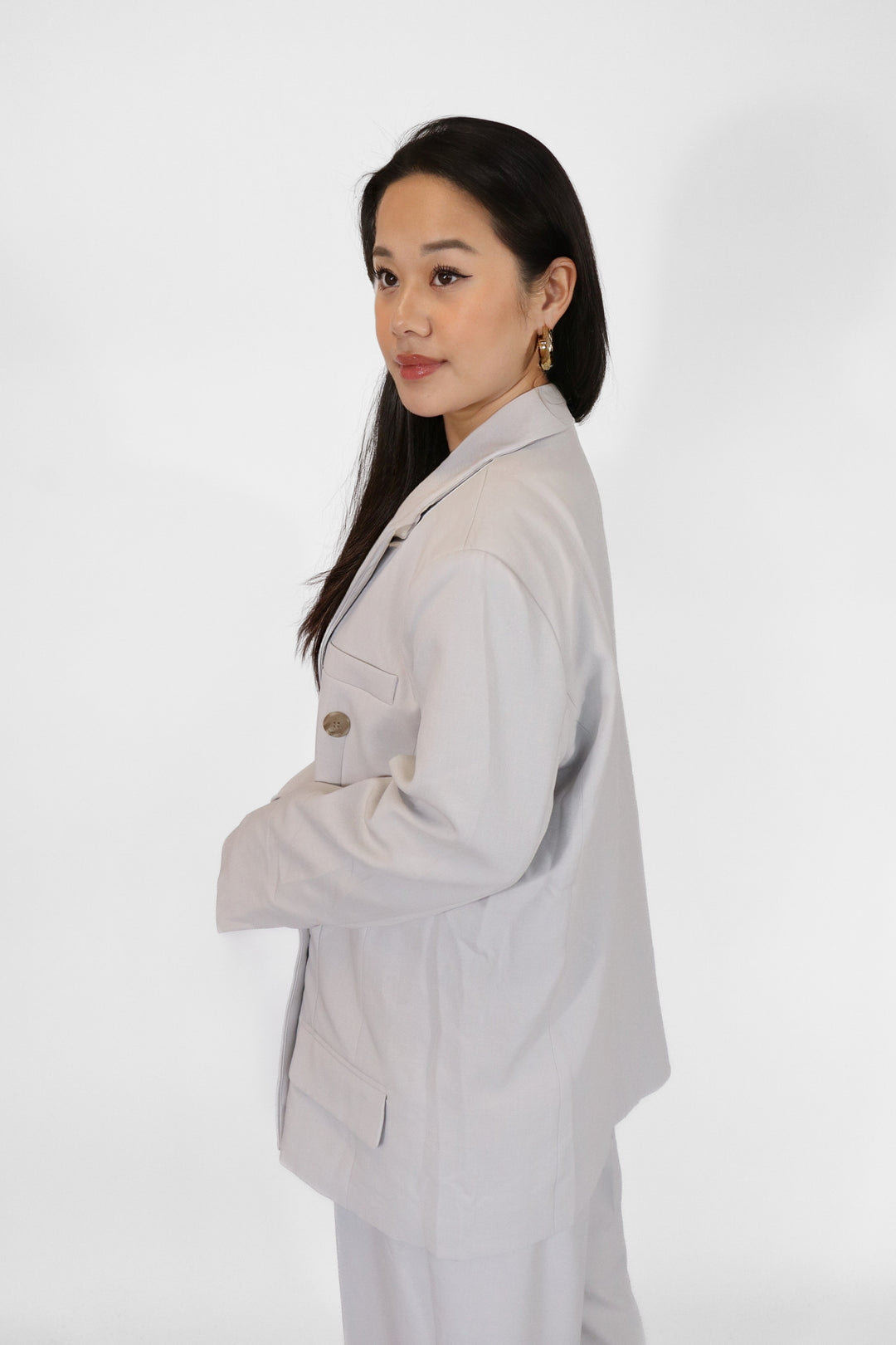 Elegant Oversized Blazer Suit