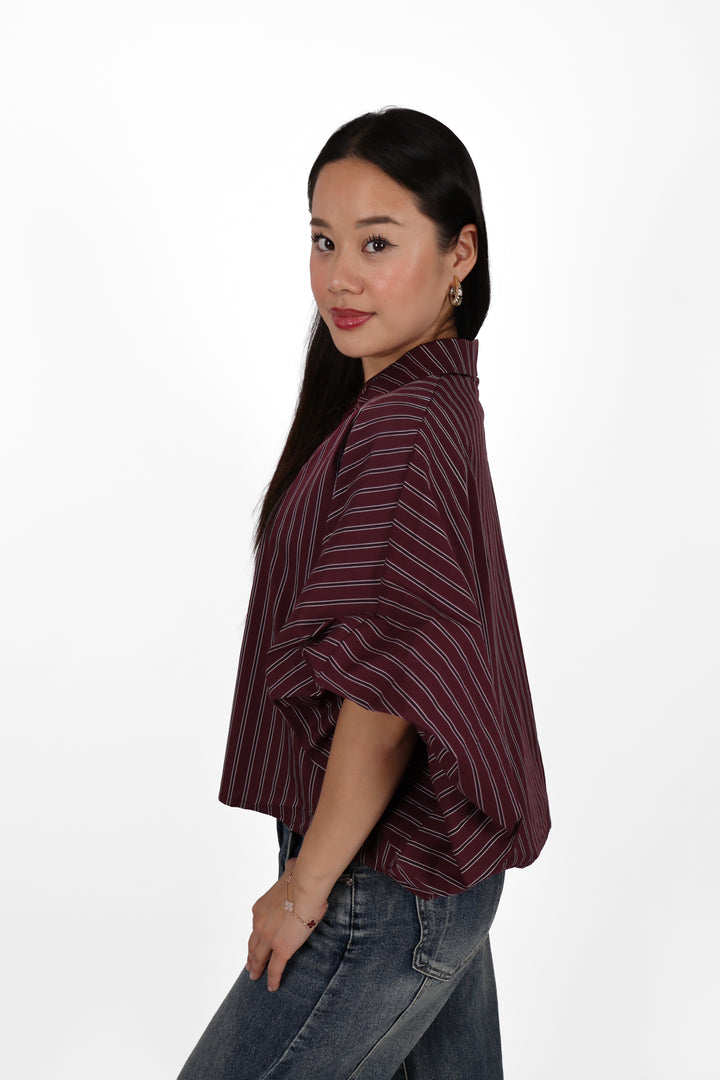 Striped Oversized Blouse