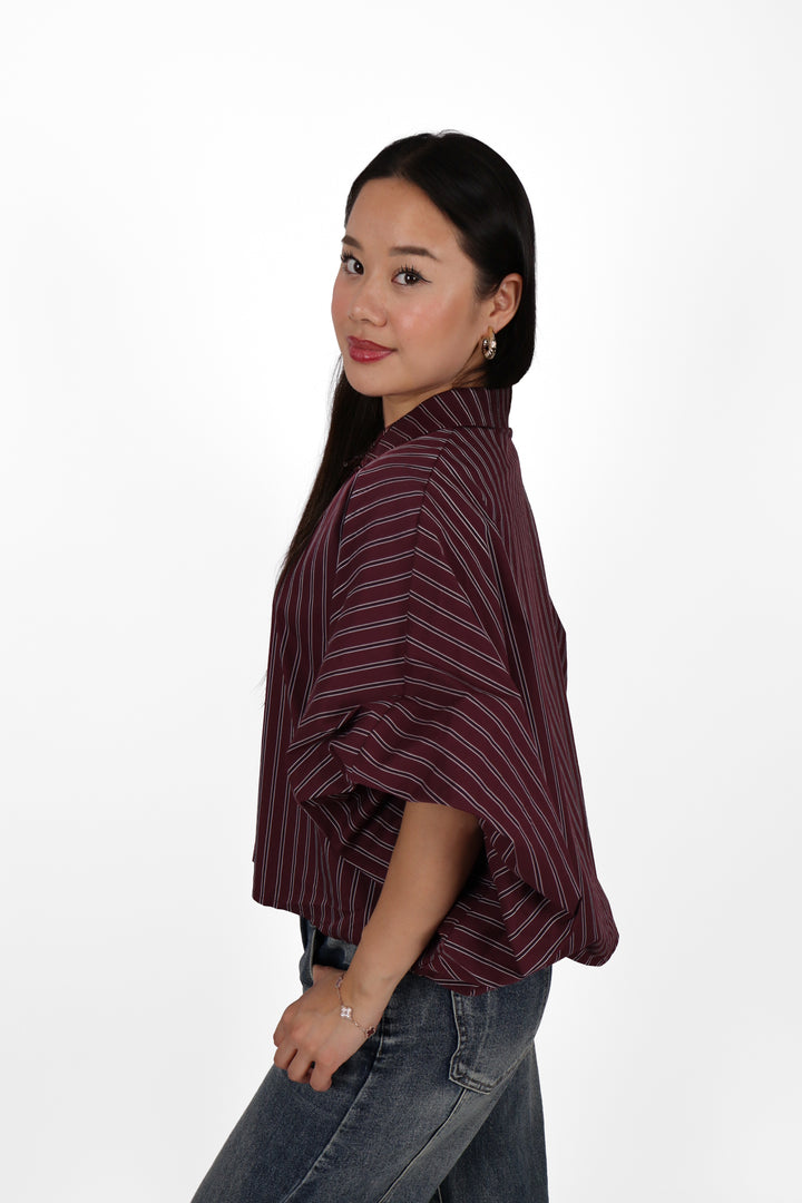 Striped Oversized Blouse