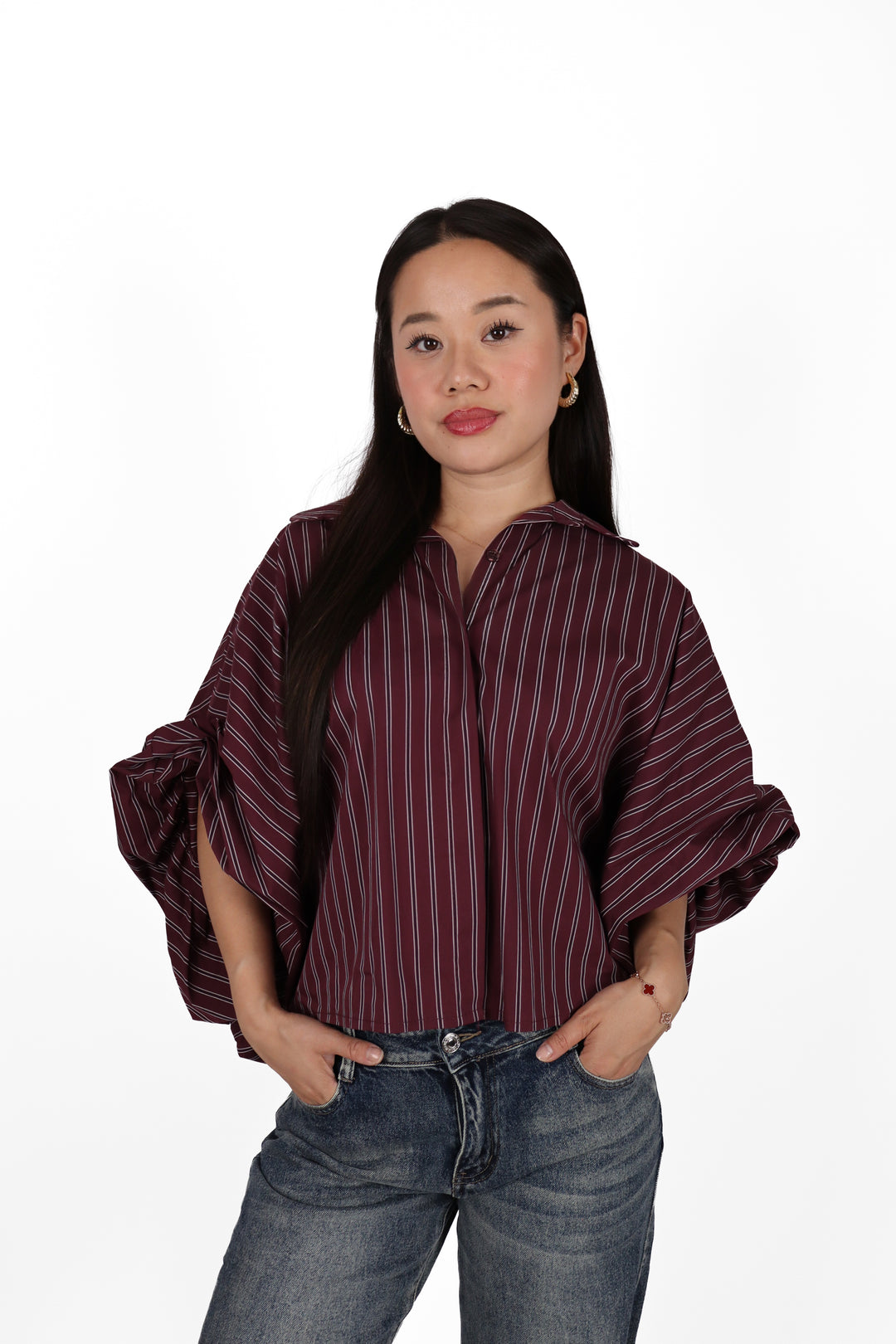 Striped Oversized Blouse