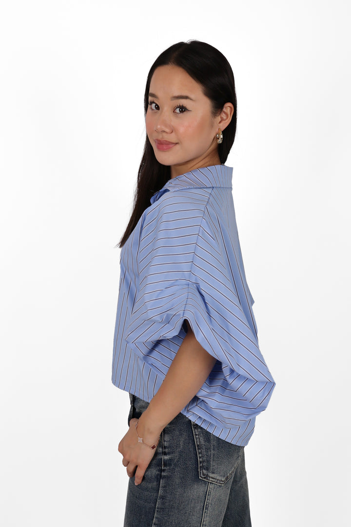 Striped Oversized Blouse