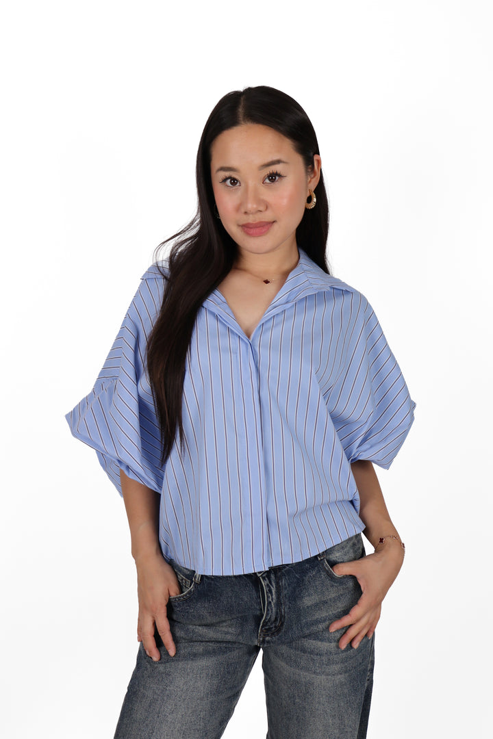 Striped Oversized Blouse