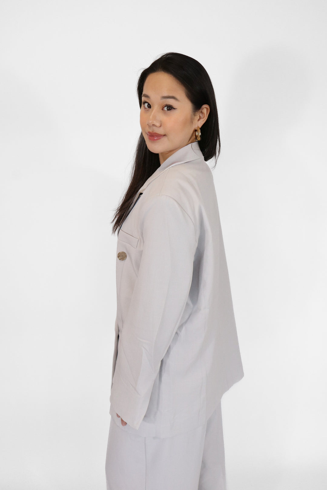 Elegant Oversized Blazer Suit