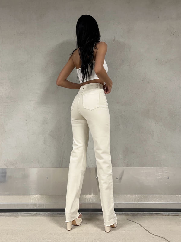 Evelynn Extra Tall Jeans - Beige