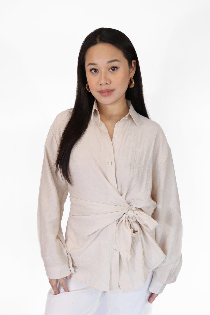 Wrap Tie Blouse